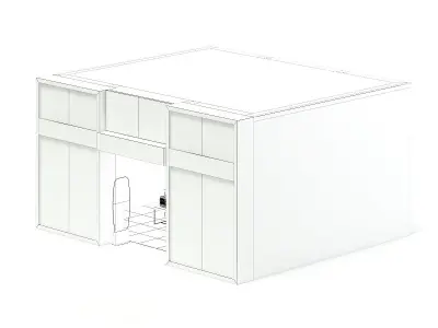 Clothes Store 3D Model 3D model