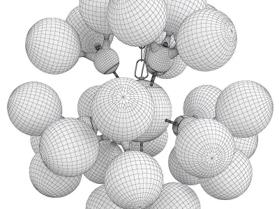 Chelsea House Manhattan Chandelier Low-poly 3D model