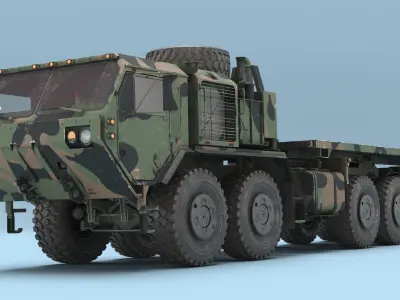  Military Tactical Palletized Load Truck Camo Simplified 