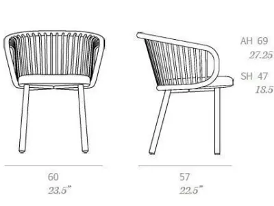 Expormim-Upholstered chair Huma  3D model
