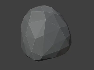 Low Poly Rock 17 Free low-poly 3D model