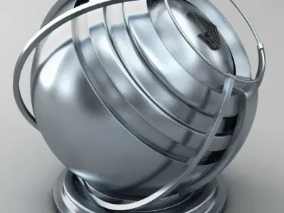 VRAY SHADER---METAL---Gallium Texture