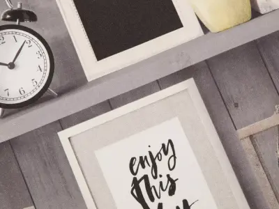 Scandi Shelf Collage Wallpaper Texture  Texture