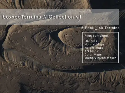 Terrains Pack 3D model