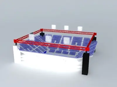 Tennis stadim 3D model