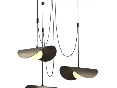 Montera 3 pendant lamp 3D model