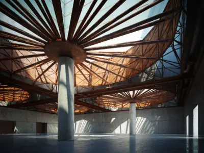 Archinteriors vol 26 - 20 fully textured scenes with halls 3D model