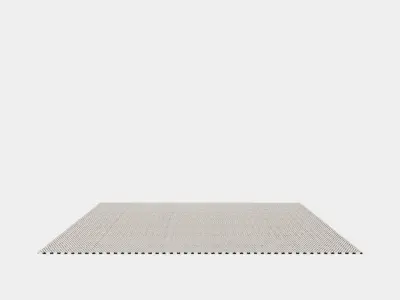 Cotton Rug Low-poly 3D model