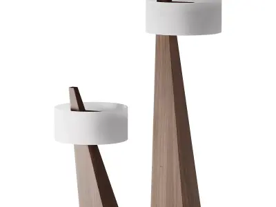 Floor and Table Lamp 3D model