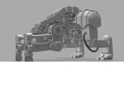 Gorrilla Robot 3D model