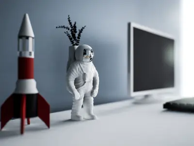 Sweethome front of modern house 3D model