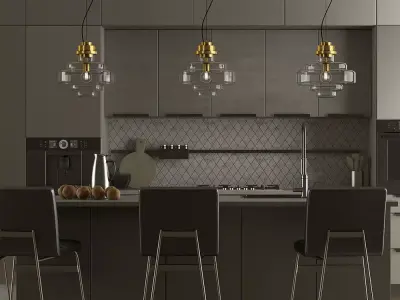 Pendant Lamp Free 3D model shop