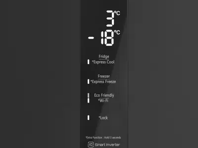 LG Refrigerator Collection 02 3D model