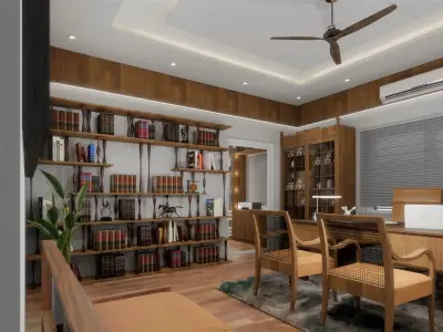 Advocate office - interior - office space  3D model