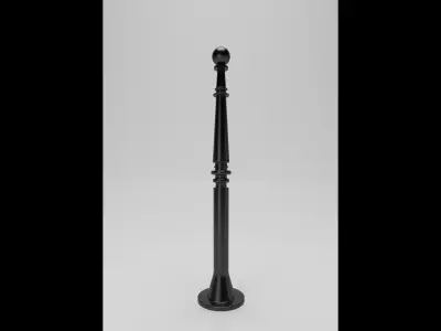 Street - Bollard 3D model