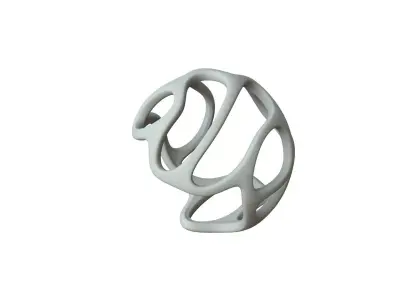 SciFi Cube Object No 37328 Low Poly Shape Texture