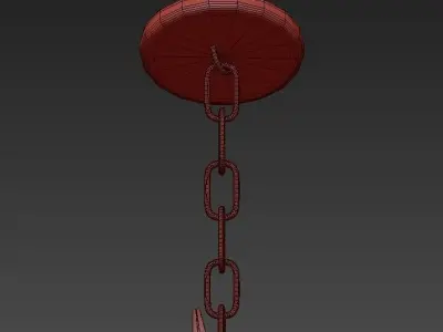 Longleaf Chandelier 3D model