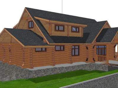 Creative Design-Holiday Cabin-090 3D model