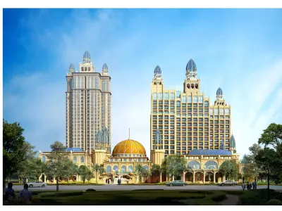 Hotel Building 3D model