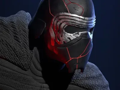 Kylo Ren Statue 3D print model