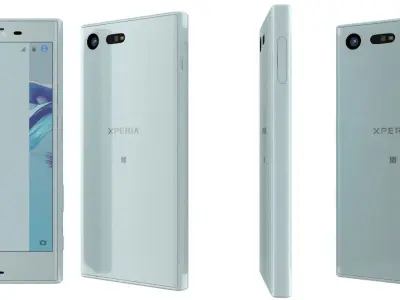 Sony Xperia X Compact Mist blue 3D model