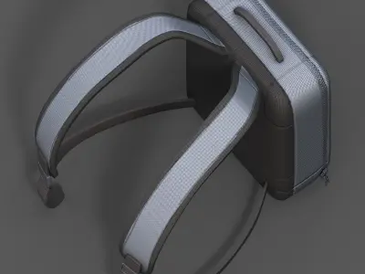 Backpack Camping Generic Color 3d model  Low-poly 3D model