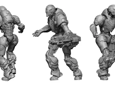 Heresylab Redeemers Titan Robot 5 3D print model