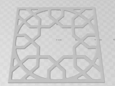 light switch fancy frame 3D print model