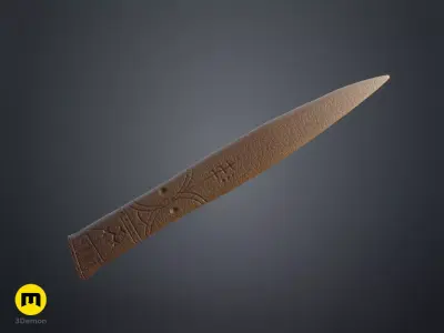 Mapes Crysknife Sheath 3D print model