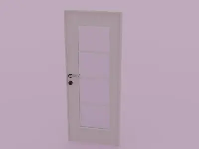 Interior Door V2 3D model