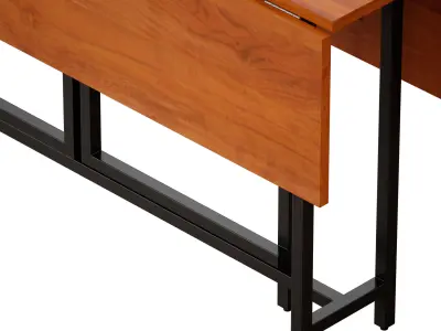 Origami Drop Leaf Rectangular Dining Table Crate and Barrel 3D model