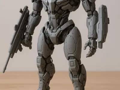 Elite Vanguard Unit Next Gen Combat Android 3D print model
