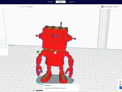 steampunk SpongeBob 3D print model