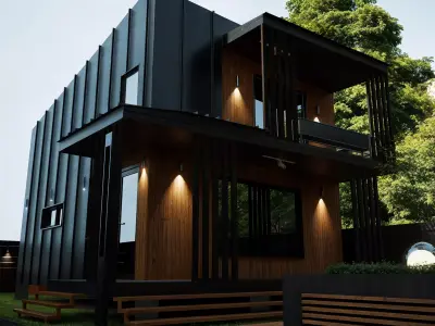Scandinav Cabin Free 3D model