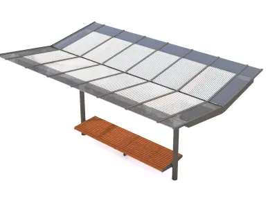 MMCite Regio 800 Bus Shelter 3D model