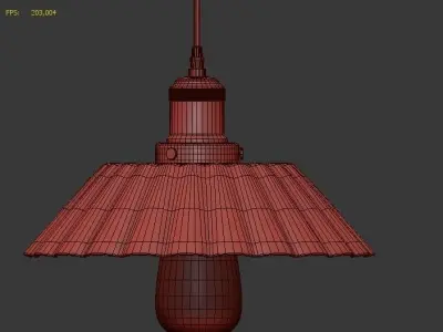 Hanging Lamp LOFT HOUSE P-108 3D model