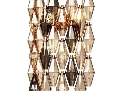 Wall lamp Seneffe L22824 92 3D model