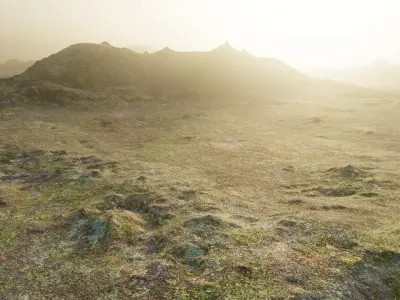 -Mountains Terrain V3- 3D model