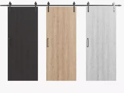 Interior Door 06 3D model