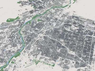 Milwaukee City Wisconsin 3D model