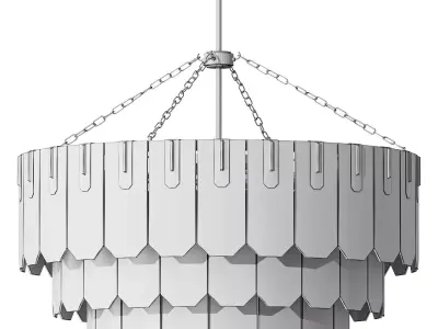 Nadia Triple Tier Chandelier 3D model