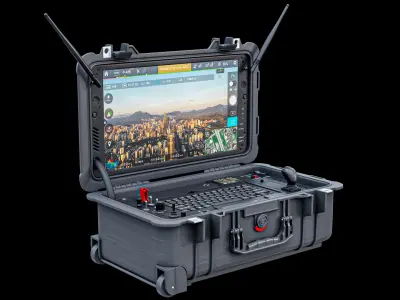  UAV Drone Ground Remote Control Station PBR 