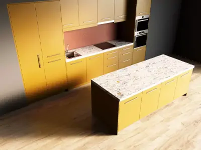 91-Kitchen7 matte 8 3D model
