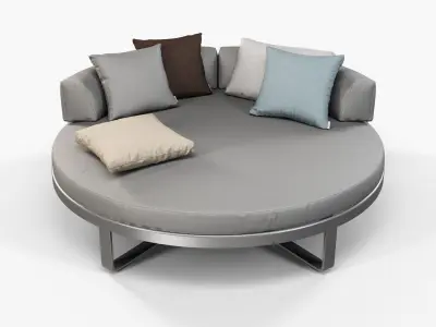Gandia Blasco Flat circular bed 3D model