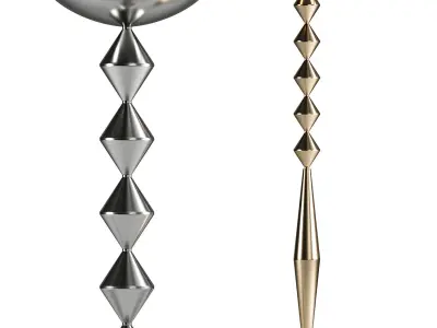 Palefire Totem Floor Lamp 3D model