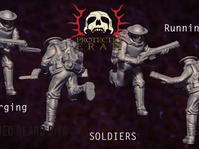 Human Soldiers of Erah 3D print model