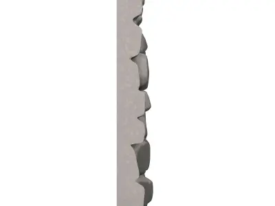 Rock Face Wall Scene Element Detail 3D print model purchase