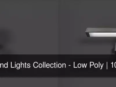 Lamps and Lights Collection - Low Poly 3D Model Pack