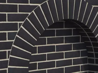 Atlas Black Brick Texture Texture