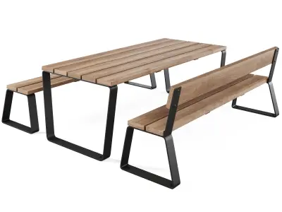 MIO Benches by Furns 3D model
